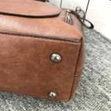 Stylish Brown Pu Shoulder Bag For Women