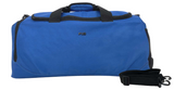 48 Litre FIB Sports Duffle Bag Duffel Gym Canvas Travel Foldable - Blue - Front View