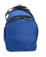 48 Litre FIB Sports Duffle Bag Duffel Gym Canvas Travel Foldable - Blue - Side View