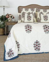 Gulbahar Quilt - Ruby (Queen - 210 cm x 210 cm) - Front View