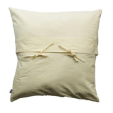 1x Kolka Cotton Gulbahar Quilted Euro Sham Superior Quality High Durable - Ruby - Rear View