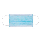 100x Disposable Surgical Face Mask Dust Mouth Guard 3 Ply Air Purifying - Low Angle
