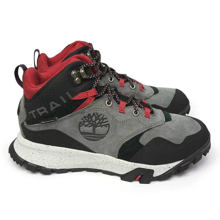 Timberland Men's Garrison Trail High-Top Waterproof Hiking Boots - Dark Grey - Size 11