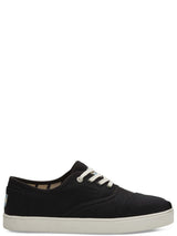 TOMS Heritage Men's Black Canvas Low-Top Sneakers - Size US 11