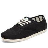 TOMS Heritage Men's Black Canvas Low-Top Sneakers - Size US 11 - Rear View