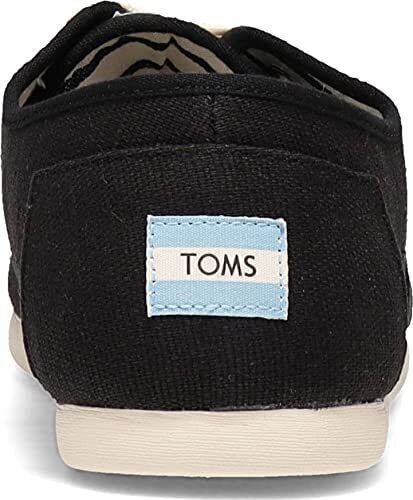 TOMS Heritage Men's Black Canvas Low-Top Sneakers - Size 12