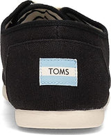TOMS Heritage Men's Black Canvas Low-Top Sneakers - Size 12 - Low Angle