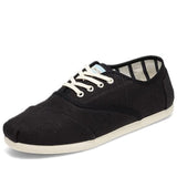 TOMS Heritage Mens Canvas Casual Shoes Sneakers Lace Up Low Cut - Black - US 8