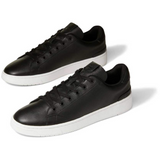 TOMS TRVL LITE 2.0 Leather Low Top Sneakers for Men - Black - Size US 8