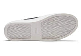 TOMS Women's Black Leather Lace-Up Sneakers - Low Cut - Size 9 - Rear View