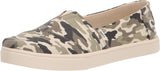 TOMS Womens Casual Canvas Slip On Sneakers Shoes Espadrilles - Army Camo Camouflage - US 7 - Front View