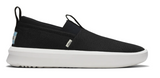 TOMS Mens Canvas Slip On Shoes Casual Sneakers Breathable Espadrilles - Black - US 8 - Front View