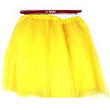 Yellow Tulle Ballerina Tutu – Medium, 3-Layer Adult Costume Australia Day - Front View