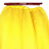 Yellow Tulle Ballerina Tutu – Medium, 3-Layer Adult Costume Australia Day - Side View