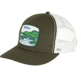 Goorin Brothers Uhmerrica America Baseball Trucker Cap Hat Bros - Forest - Front View