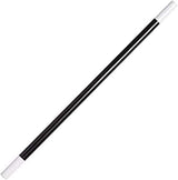 Mystical Black Sorcerer's Wand - 30cm Magical Costume Accessory for Celebrations - Side View
