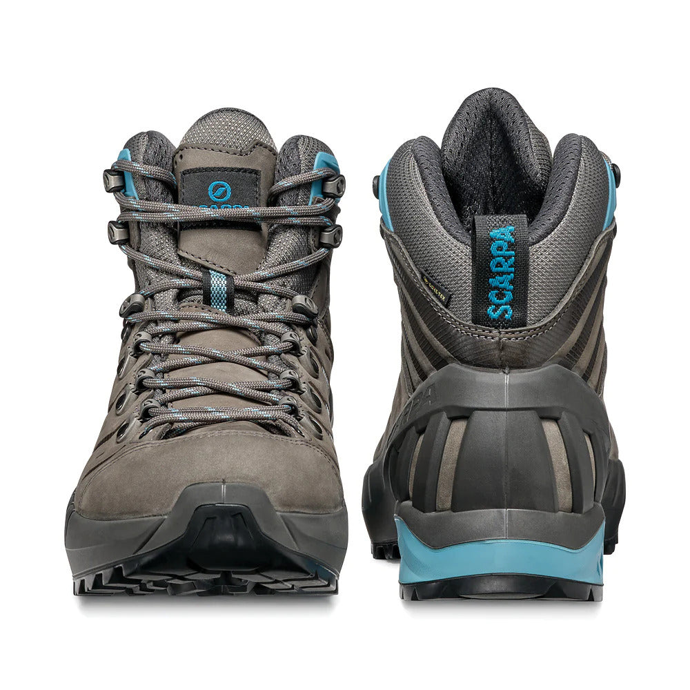 Scarpa Womens Cyclone Gore-Tex Vibram Sole Boots Hiking Trekking Shoes - Grey/Arctic - EU 38