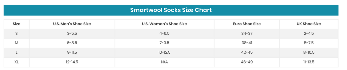 Smartwool Mens PHD Ski Socks Wool Blend - Black - L