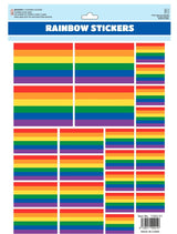 25pcs LGBT Rainbow Flag Stickers Love Gay Lesbian Pride Laptop Vinyl Decal - Front View