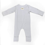 Ponchik Babies + Kids - Magnetic Bamboo Body Suit - Koala - 12-18m - Top-Down View