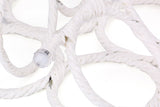 1x 28 Hole Scarf Hanger Holder Storage Tie Belt Scarf Organiser Space Saver - Top-Down View