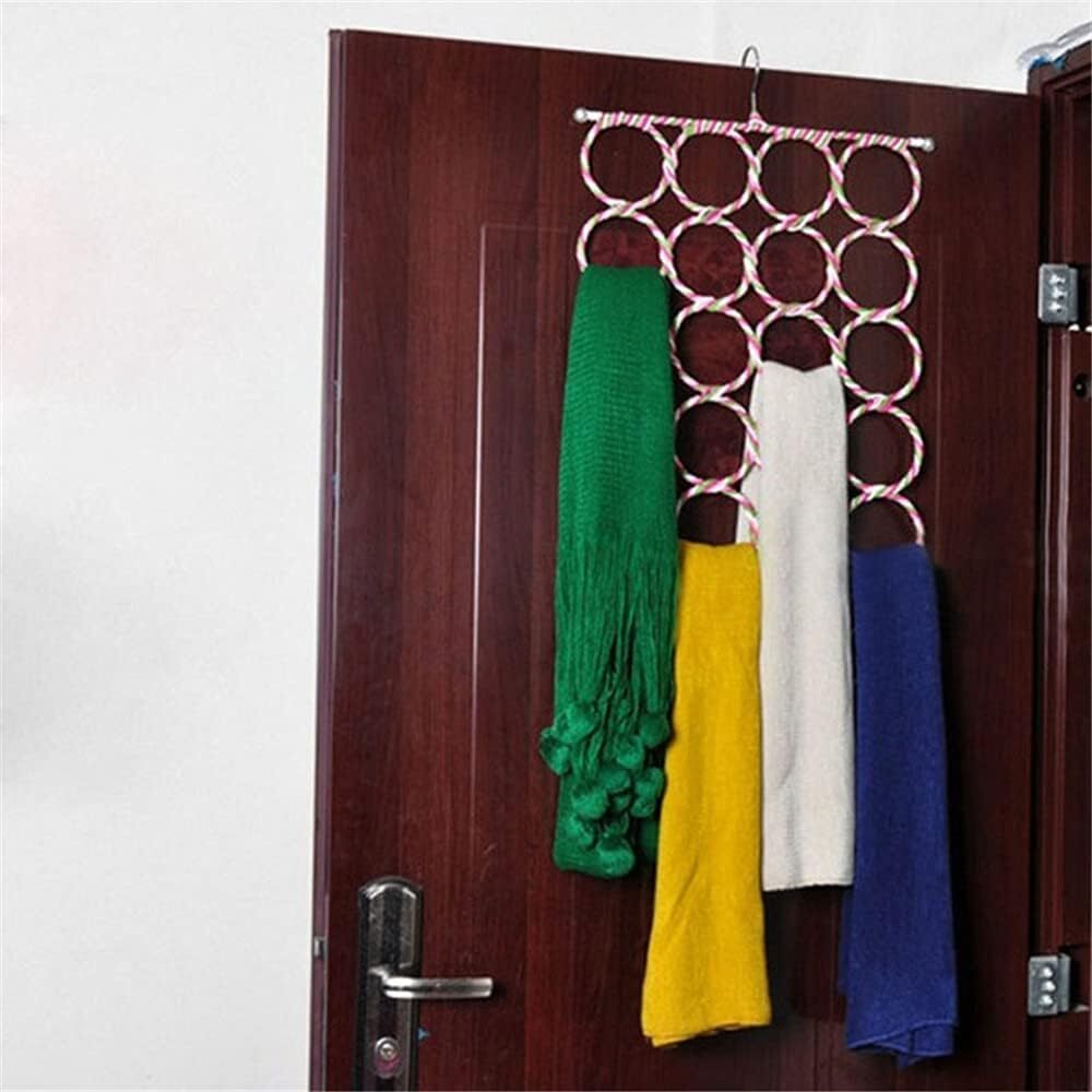 2x 24 Hole Scarf Hanger Holder Storage Tie Belt Scarf Organiser Space Saver