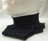 CLERICAL SHIRT COLLAR Priest Costume Halloween Fancy Dress Neck in Black - Side View