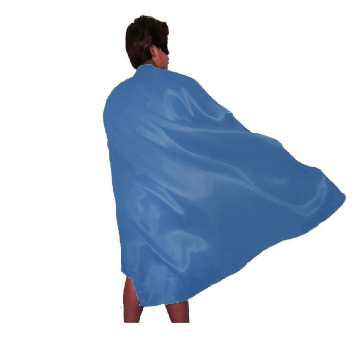 Vampire Black Cape Cloak - 1.2m Halloween Costume Accessory for Adults