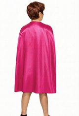 Medium Hot Pink Vampire Cape Costume for Kids - Perfect for Parties and School Events