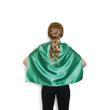 Kids Green Vampire Cape Costume - Short Party Wear for School Events
