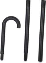 Elegant 90cm Collapsible Halloween Walking Cane - Lightweight Plastic Costume Prop - 45-Degree Angle