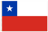 Chile Country Flag National Olympics 150cm x 90cm Chileno Chili Chi Chi Chi - Front View