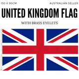 United Kingdom Country Flag Union Jack Great Britain UK Heavy Duty - 150cm x 90cm - Front View