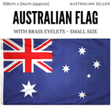Australian Day Miniature Flag - 60cm x 90cm Souvenir from Down Under - Top-Down View