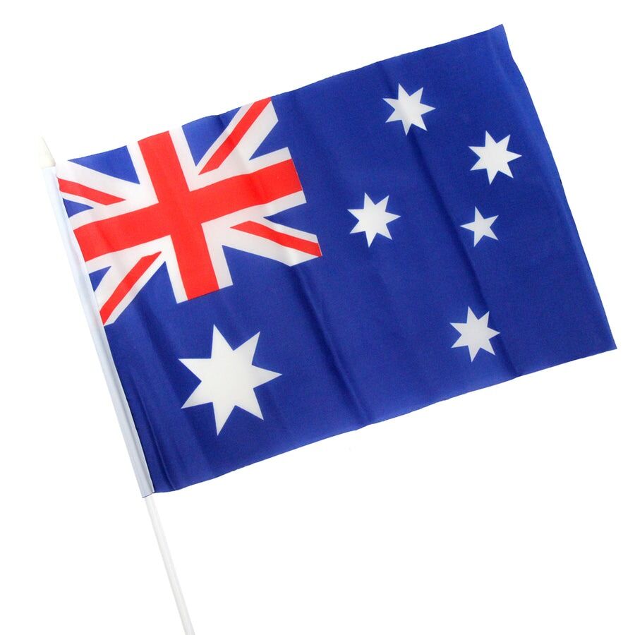 12x Australian Flag (30cm x 45cm)  Perfect for Australia Day Celebrations