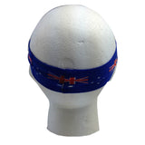 Australia Flag Headband Tennis Cricket Australia Day Aussie Costume in Blue - Rear View