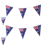 2x 3.6m AUSTRALIA BUNTING FLAG Australian Day Colours Party Banner Flags Decor - Front View