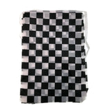CHECKERED BUNTING FLAG Race Car Chequered Flag Banner Hanging Decoration Rectangular - 21.6 Metres - Top-Down View