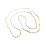 Long Faux Pearl Necklace ??1920s Flapper Costume Accessory or Vintage-Inspired Look