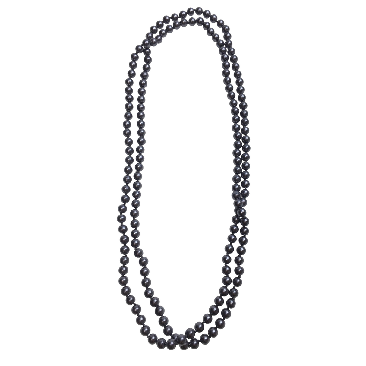 Timeless 74cm Off White Pearl Necklace for 1920s Gatsby Flapper and Gangster Themed Events