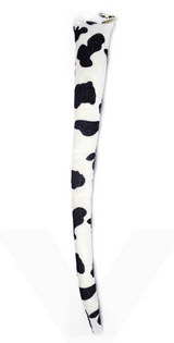 Clip-On Cow Tail Costume Accessory for Halloween Dress Up - Side View