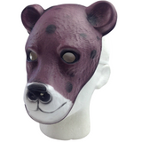 Playful Bear Face Mask for Halloween Fun - Adorable Animal Costume Accessory for All Ages - Front View