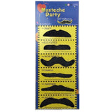 70s Retro Self-Adhesive Mustache Costume Set - Fun Fancy Dress Props for Halloween