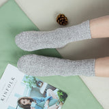 3x Mens Pairs Thick Wool Blend Work Socks Heavy Duty Outdoor Warm (EU42-EU48) - Side View