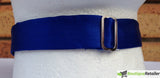 Mens BOW TIE Wedding Tuxedo Formal Bestman Necktie Classic Plain Party Pre-tied - Blue - 45-Degree Angle