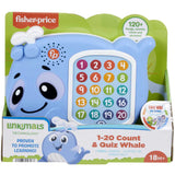 Fisher-Price Linkimals 1-20 Count & Quiz Whale Learning Toy - Side View