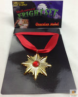 VAMPIRE MEDAL Medallion Necklace Halloween Star Costume Dracula Party - Front View