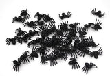 Halloween Mini Black Spider Prank - Tiny Scary Gag Toy for Frightful Fun - Top-Down View