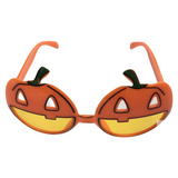 PUMPKIN Sunglasses Halloween Party Costume Funny Fancy Dress Up Sun Glasses - Front View
