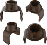 Couch Coaster The Ultimate Drink Holder for Your Sofa Lounger Couch - Mocha Brown - Rear View